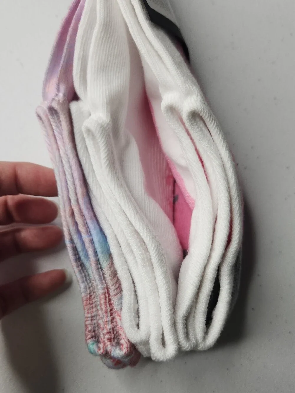 Converse Women’s Low-Cut Tie-Dye Athletic Socks - Pink, Blue, Purple